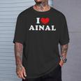 I Love Ainal 私は愛する Ainal Tシャツ 彼への贈り物