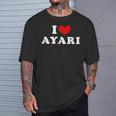 I Love Ayari 私は愛する Ayari Tシャツ 彼への贈り物