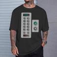I Love Elevator ギフト かわいいエレベーターボタン メカニッククロージャー Tシャツ 彼への贈り物