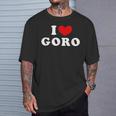 I Love Goro 私は愛する Goro Tシャツ 彼への贈り物