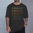 Love Heart Chucky グランジ ビンテージスタイル ブラック チャッキー Tシャツ 彼への贈り物