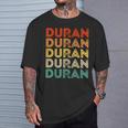 Love Heart Duran ヴィンテージスタイル ブラック デュラン Tシャツ 彼への贈り物