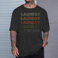 Love Heart Laundry Grunge ビンテージスタイル ブラック ランドリー Tシャツ 彼への贈り物