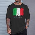 I Love Italy 、クールでキュートなイタリア国旗グラフィックデザイン Tシャツ 彼への贈り物