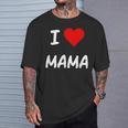 I Love Mama Children Love Heart ベビーチャイルドギフト お母さん Tシャツ 彼への贈り物
