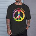 Love Peace 60年代70年代ヒッピーコスチューム Love Peace Tシャツ 彼への贈り物