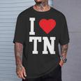 I Love Tennessee Tn Throwback Classic Tシャツ 彼への贈り物