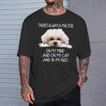 Maltese Dog Is On My Mind 面白い子犬オーナーデザイン Tシャツ 彼への贈り物