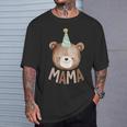 Mama Teddy Bear 1St Birthday Boy Girl Family Matching Party T-Shirt Gifts for Him Mama Teddy Bear 1St Birthday Boy Girl Family Matching Party T-Shirt Gifts for Him