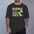 Mama Of The Three Rex Birthday Dinosaur Family Matching T-Shirt Gifts for Him