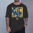 Maradona Boca 1995 ペイント Tシャツ 彼への贈り物