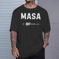 Masa ギター ハートビート 音楽 ギタリスト レトロ ヴィンテージ Tシャツ 彼への贈り物