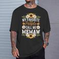 Meemaw ひまわり 好きな人 Call Me Meemaw Tシャツ 彼への贈り物
