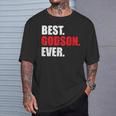 Mejor Ahijado Mejor Ahijado Del Mundo Mejor Ahijado De Todos Los Tiempos Camiseta unisex Regalos para él