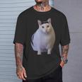 Meme Huh Catミームハァキャット面白い Tシャツ 彼への贈り物