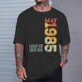 Mes Mayo 1985 Año 1985 Retro 1985Intage 1985 Desde 1985 Cuello Camiseta unisex Regalos para él