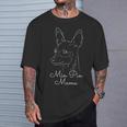 Min Pin Mama Dog Owner ミニチュアピンシャー ミニピンチャー Tシャツ 彼への贈り物