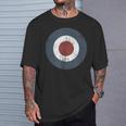 Mod Target ブルズアイ Uk Raf ラウンデルターゲット Tシャツ 彼への贈り物