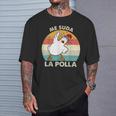 Modelo Meuda La P Regalo Hombre Graciosa Friki Camiseta unisex Regalos para él