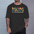 Mom Of A Master Builder Toy Brick Mother's Day T-Shirt Gifts for Him