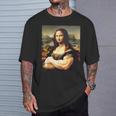 Mona Lisa Bodybuilding Mona Lisa Muscle Gym Workout Tシャツ 彼への贈り物