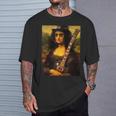 Monalisa Guitarist By Rock N Roll Tシャツ 彼への贈り物