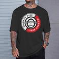 Monkey Bike レッドグラフィック Tシャツ 彼への贈り物