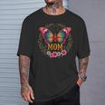 Mother's Day Butterfly Mom Mommy Mama Cute Insect Flower T-Shirt Gifts for Him