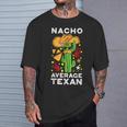 Nacho Average Texan Burrito ベジタリアン ジャラペーニョ タコス ナチョス Tシャツ 彼への贈り物