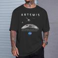 Nasa アルテミス オリオン ムーン インシグニア ミートボール ロゴ Tシャツ 彼への贈り物