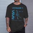 Nasaoyager 1 宇宙船は1977年9月5日に打ち上げられました Tシャツ 彼への贈り物