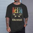 Nivel 47 Desbloqueado Gamer 47 Años Cumpleaños Camiseta unisex Regalos para él