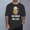 No Beer No Life Tシャツ 彼への贈り物