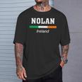Nolan Irish Family Name 聖パトリックデー アイルランド国旗 Tシャツ 彼への贈り物