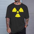 Nuclear 警告 放射線 危険 サイン 放射線活動 Tシャツ 彼への贈り物