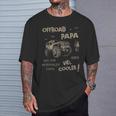 Offroad Papá Como Un Papá Normal Pero El Día Del Padre 4X4 Camiseta unisex Regalos para él