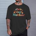 One Tough Mother Strong Mama Cute Retro Mom Mother's Day T-Shirt Gifts for Him