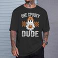 Onepooky Dude Ghost Dude ハロウィン Tシャツ 彼への贈り物