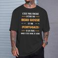Origine Portugaluper Portugais Beau Gosse Humour Portugais T-Shirt Cadeaux pour lui