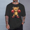 Oso De Peluche Juguetón Con Guantes De Boxeo Para Un Desafío Divertido Camiseta unisex Regalos para él