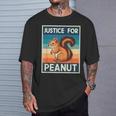 P'nut Pnutリスtシャツ ジャスティス ピーナッツザリス Tシャツ 彼への贈り物