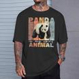 Panda Is Mypirit Animal かわいいパンダヴィンテージパンダ Tシャツ 彼への贈り物