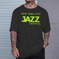 Para Los Amantes Del Jazz Y Músicos El Festival De Té De Nueva York Camiseta unisex Regalos para él