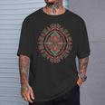 Patrón Tribal Indio Arte Tribal Nativo Americano Camiseta unisex Regalos para él