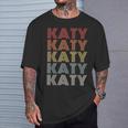 Personalized Name Katy I Love Katy Vintage T-Shirt Gifts for Him