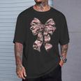 Pink Camouflage Old Camo Bow Camo Coquette Bow Hunting Women T-Shirt Gifts for Him