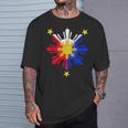 Pinoy フィリピン国旗 太陽 Tシャツ 彼への贈り物