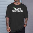 Plant Powered プラントパワー ヴィーガニズム ヴィーガン ベジタリアン Tシャツ 彼への贈り物