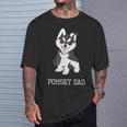 Pomsky Dad Partido Camiseta unisex Regalos para él