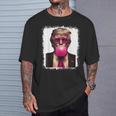 Pro Trump Bubble Gum Pink Glasses Donald Trump Tシャツ 彼への贈り物